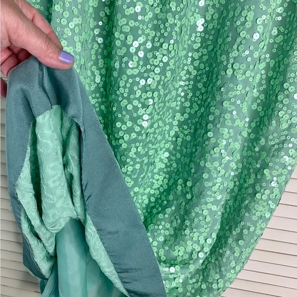 Crew Skirts Jcrew Sequin Aline Midi Skirt Spring Green Size